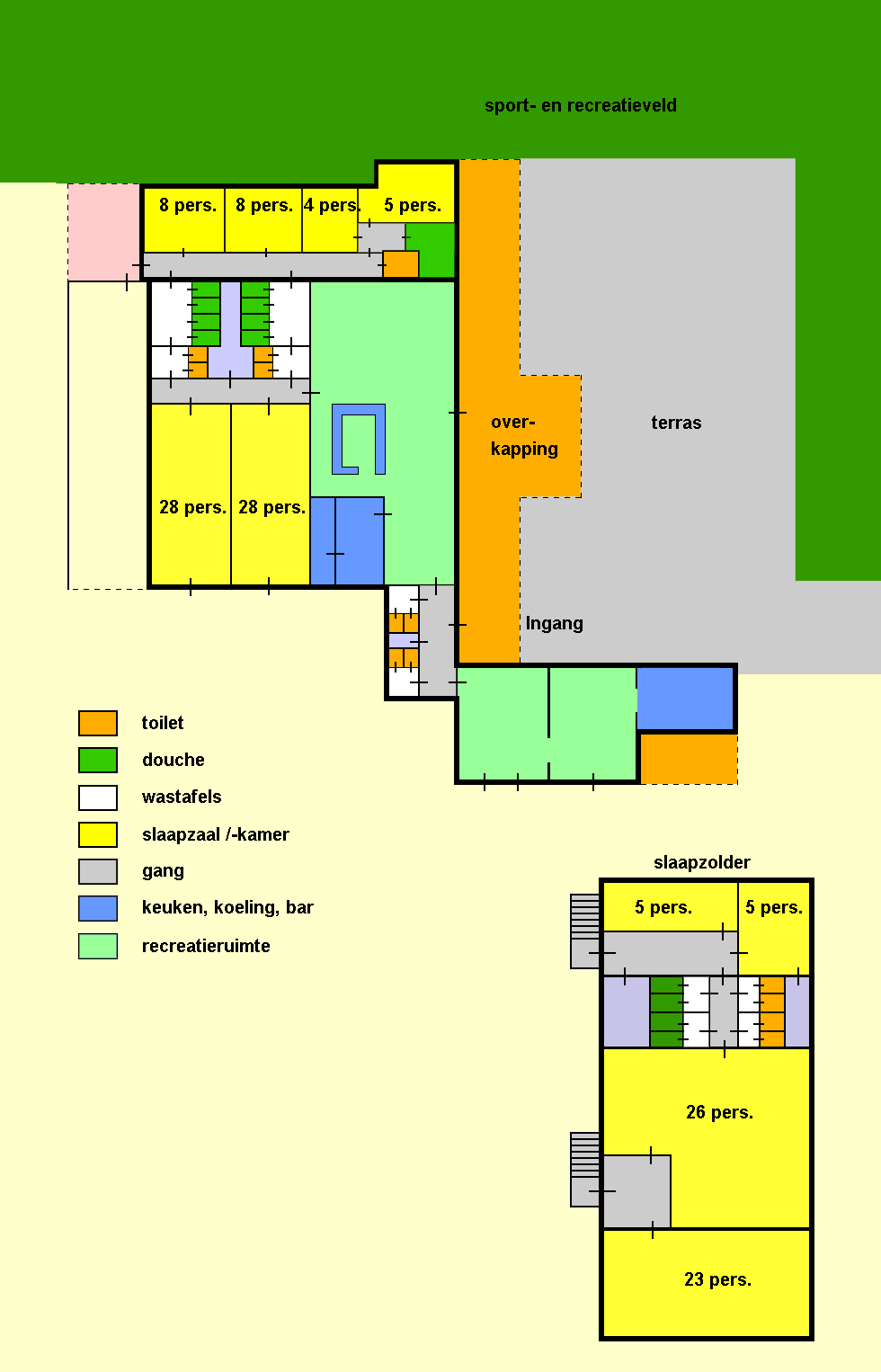 Herdgang-plattegrond-eenlaags-4 Groepsaccommodatie De Herdgang | De Kievit